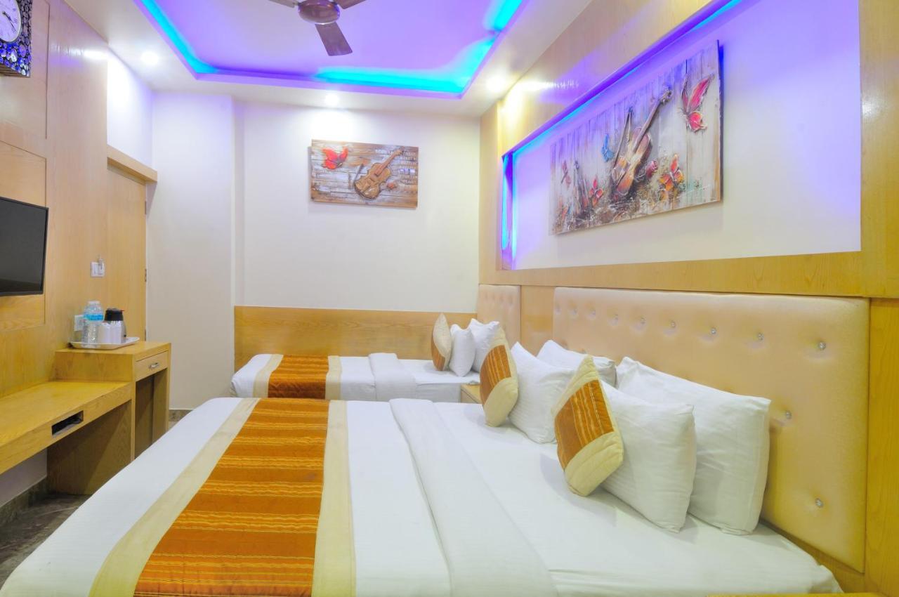 Hotel Prince Palace Deluxe - Paharganj - New Delhi Exteriör bild