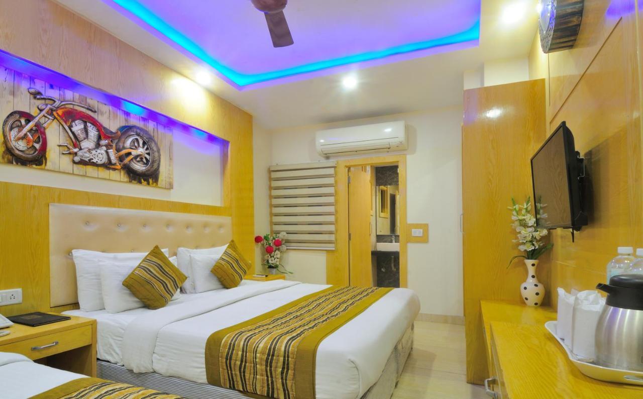 Hotel Prince Palace Deluxe - Paharganj - New Delhi Exteriör bild